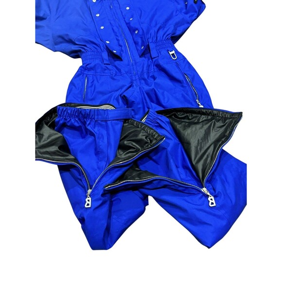 VTG Bogner Womens Ski Suit Insulated One-piece Pc Size 8 Long Blue Thermal Snow - Picture 13 of 14